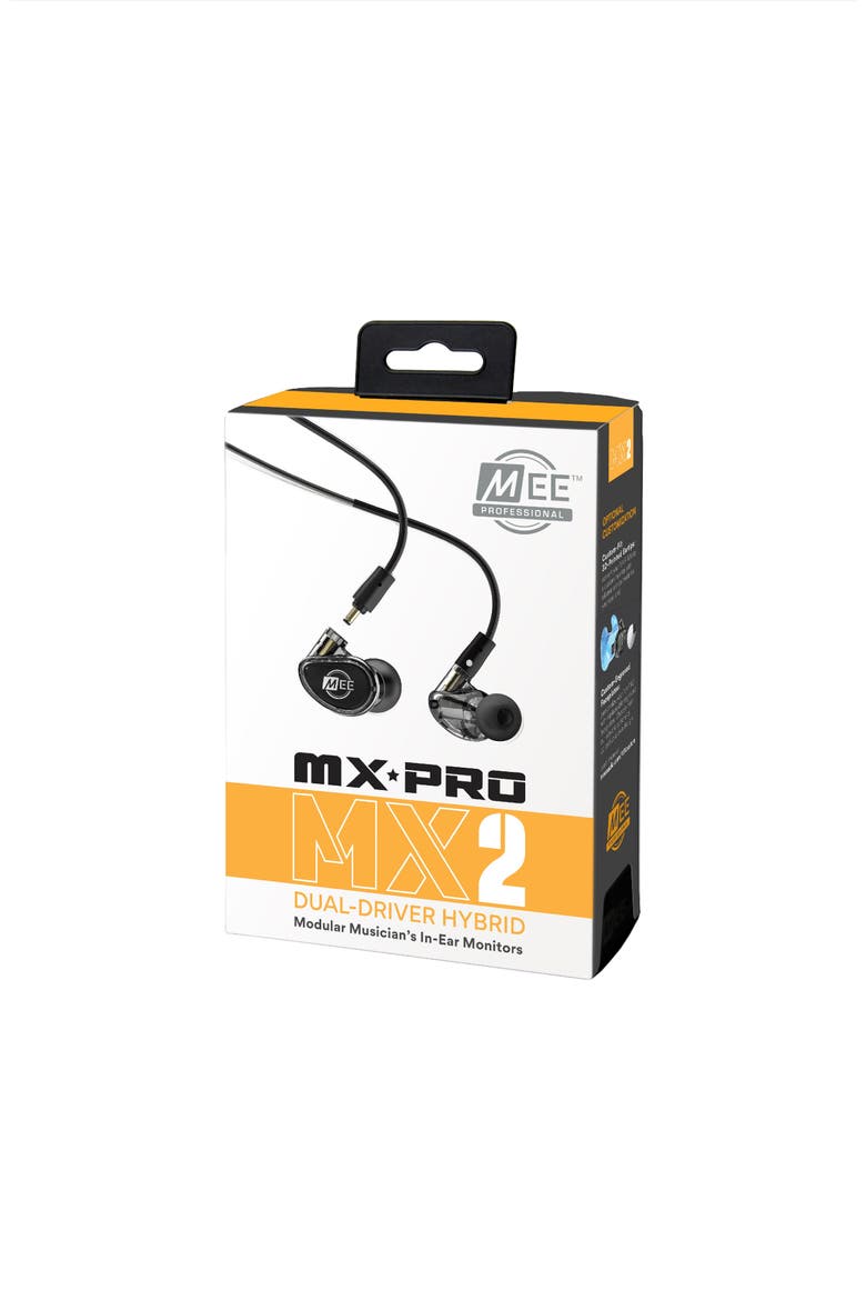 MX2 PRO Dual Driver Musicians' In-Ear Monitors, Alternate, color, Smoke
