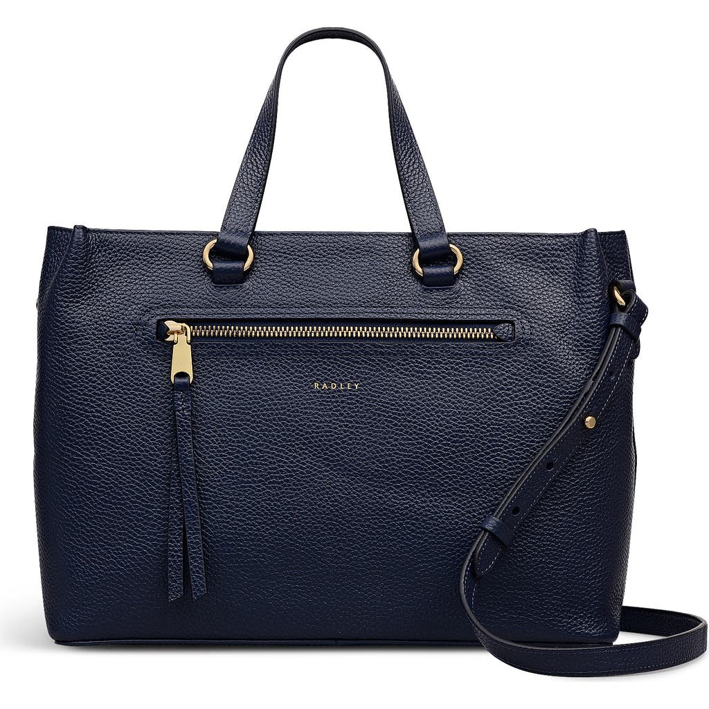 Radley Pickwick Medium Ziptop Satchel Bag In Black