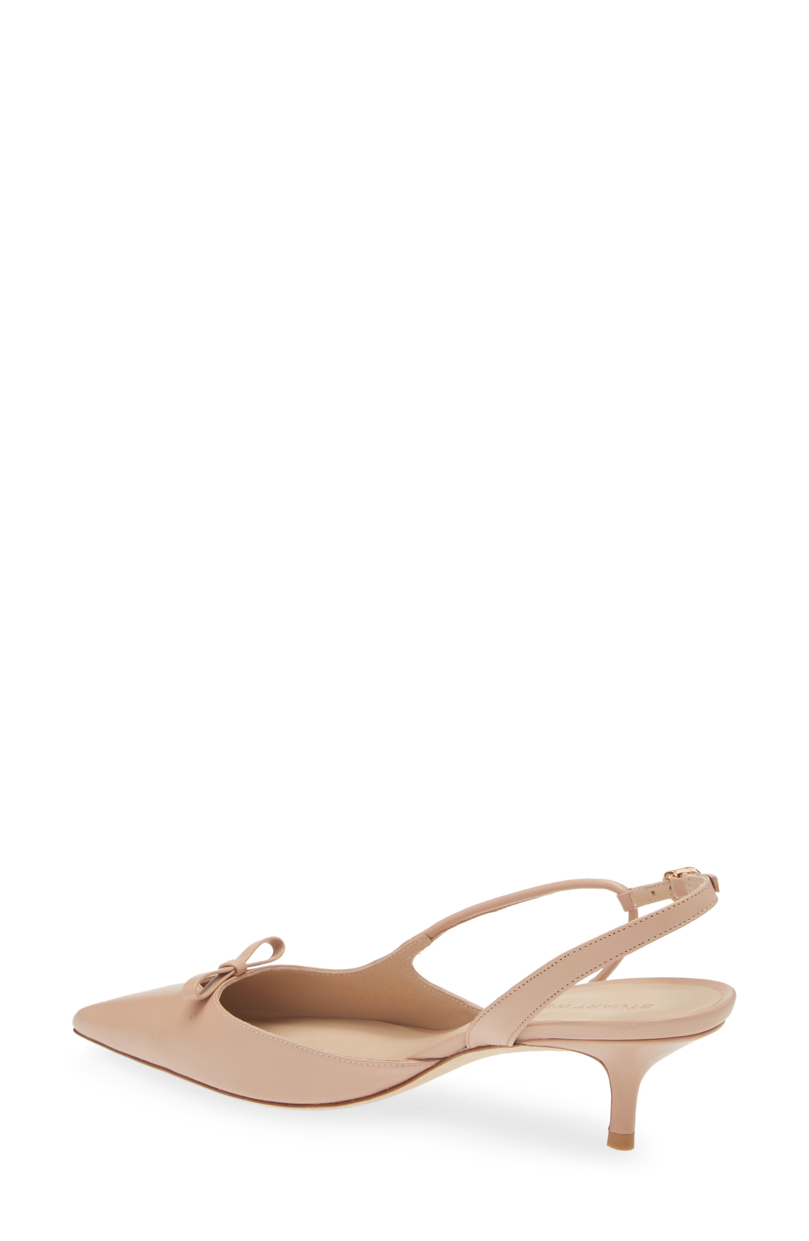 Tully Pointed Toe Slingback Pump, Alternate, color, ADOBE