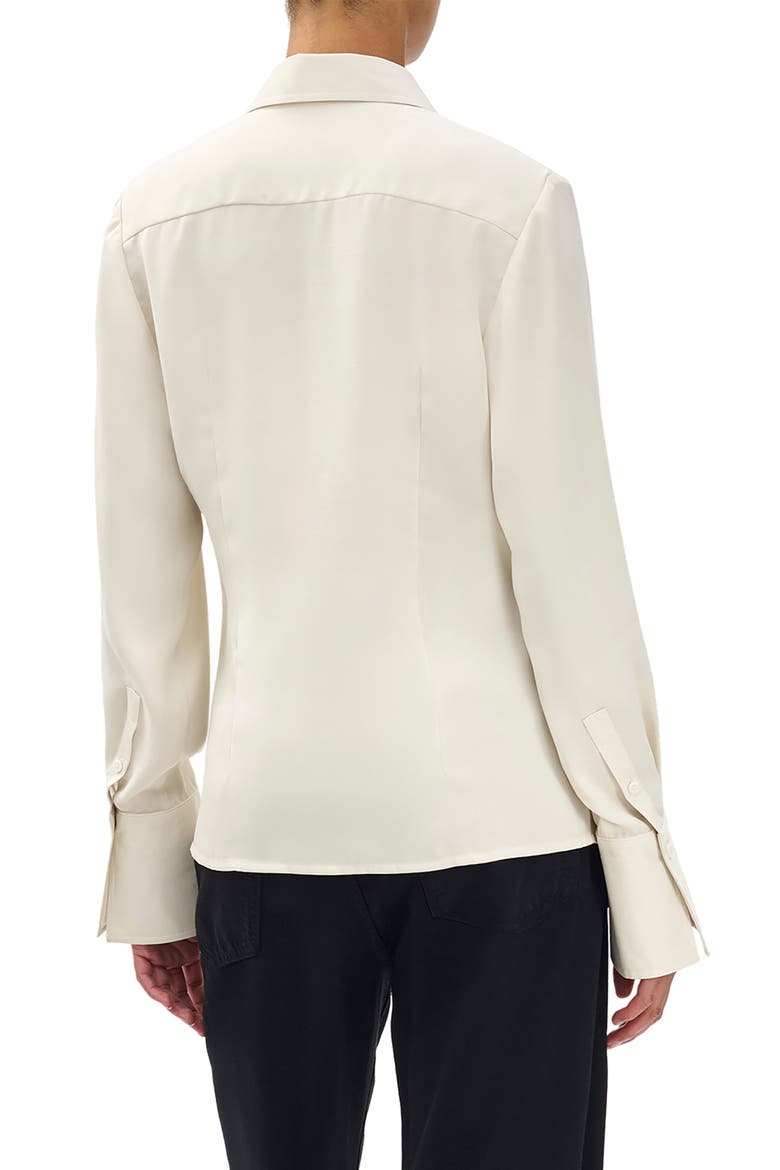 Button Front Camisole Blouse, Alternate, color, IVORY