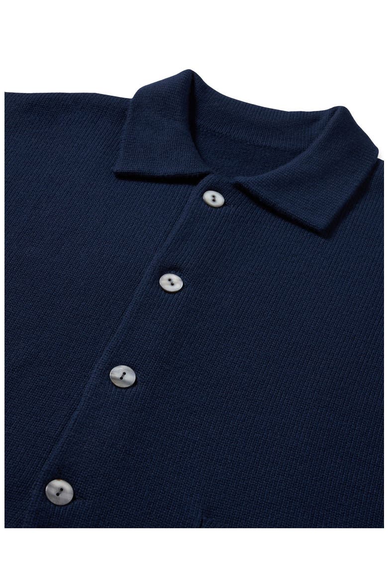Beta Merino Wool Cardigan, Alternate, color, NAVY BLUE