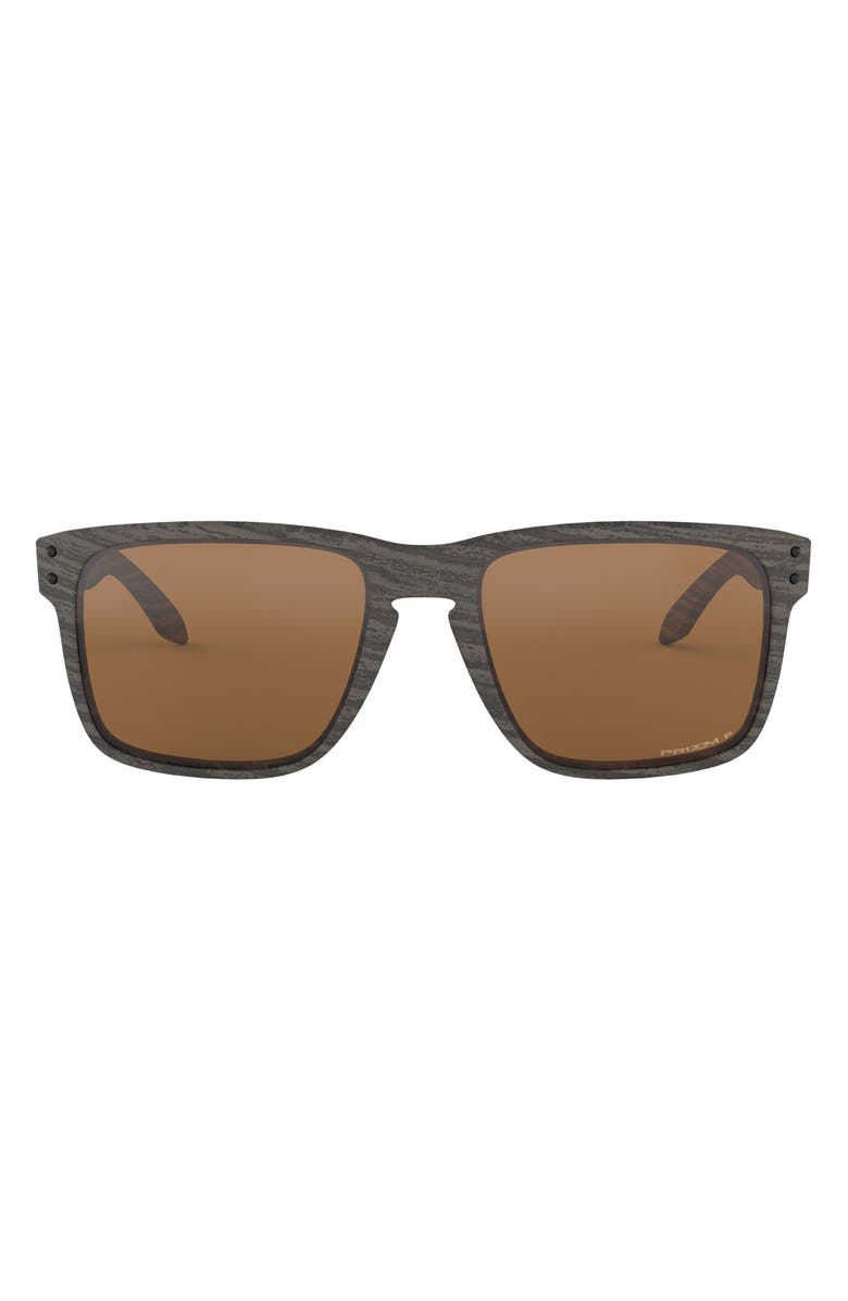 Oakley Holbrook<sup>™</sup> XL 59mm Prizm<sup>™</sup> Polarized Keyhole Sunglasses, Main, color, Brown