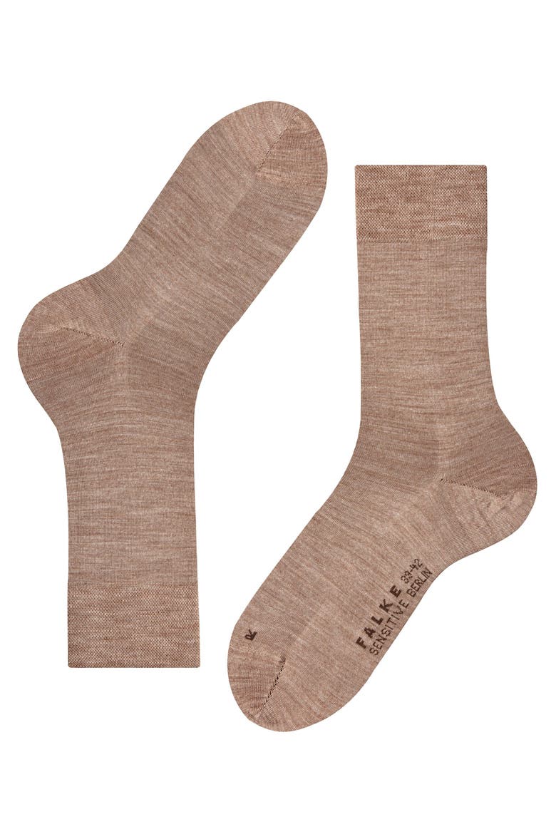 Sensitive Berlin Socks for Diabetics, Alternate, color, Nutmeg Melange