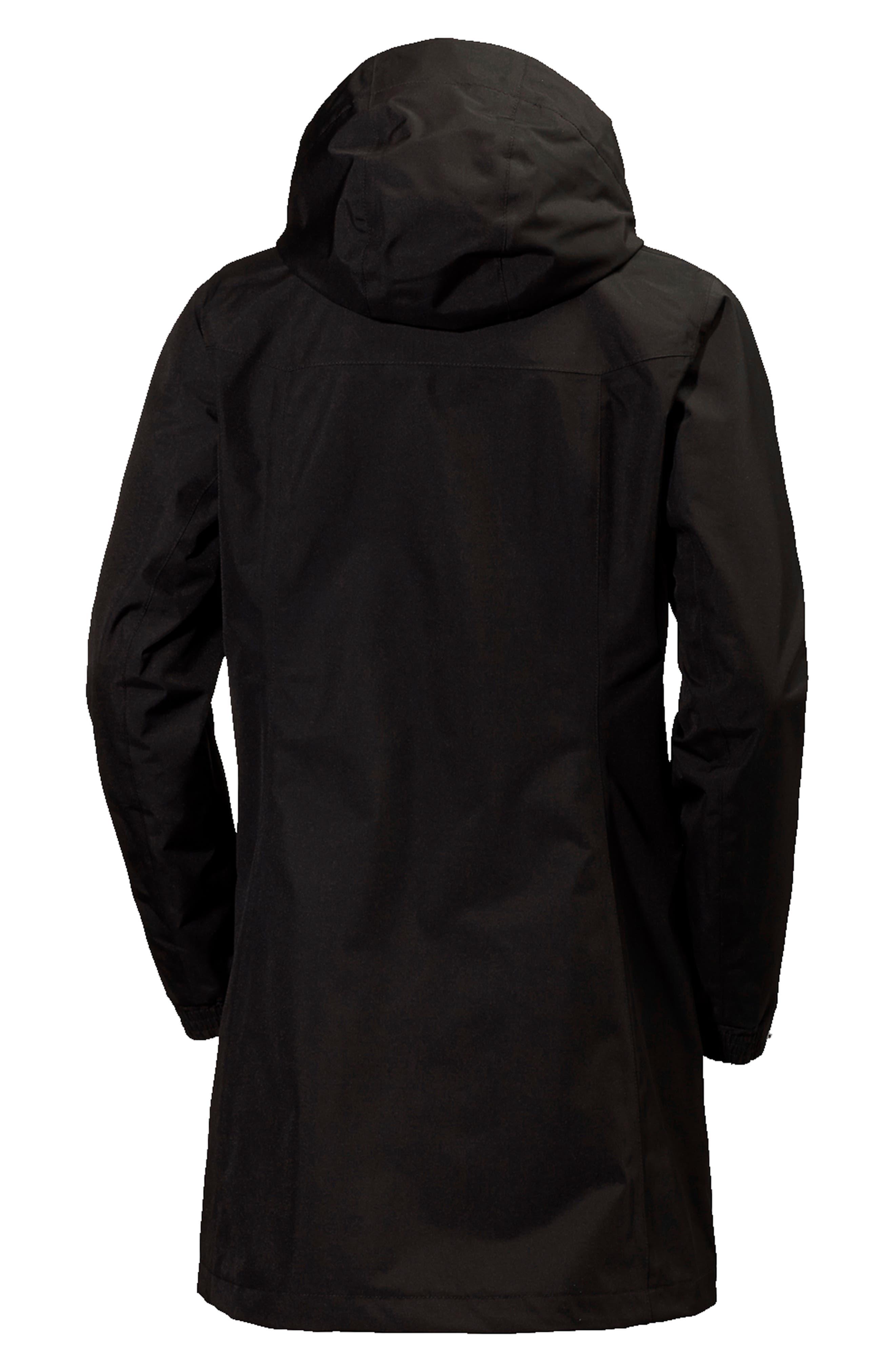 Женские Helly Hansen Aden Waterproof Hooded Longline Rain Jacket — фото 5