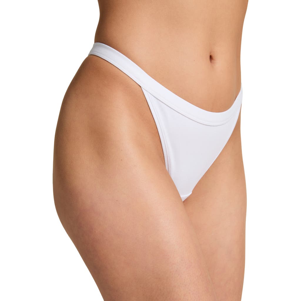 Hunkemoller Hunkemöller Cotton Thong In White
