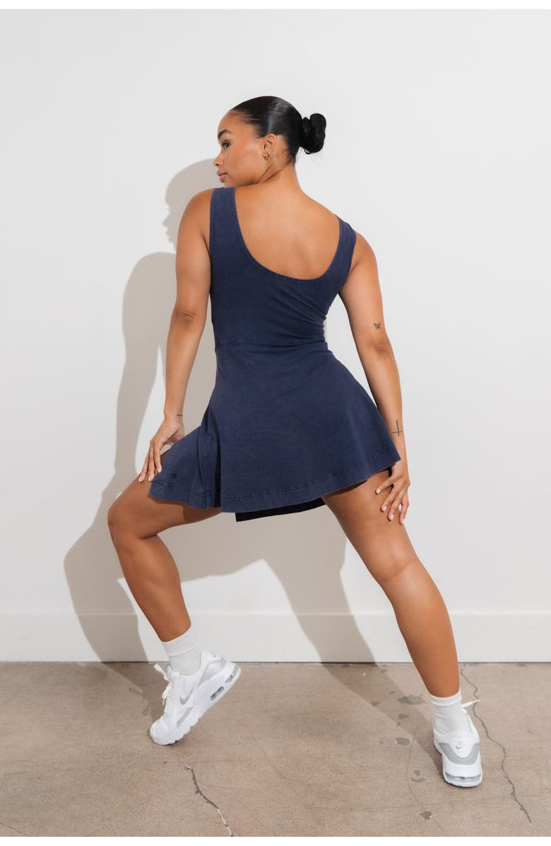 Vitality Essence Wrap Dress, Alternate, color, Oxford