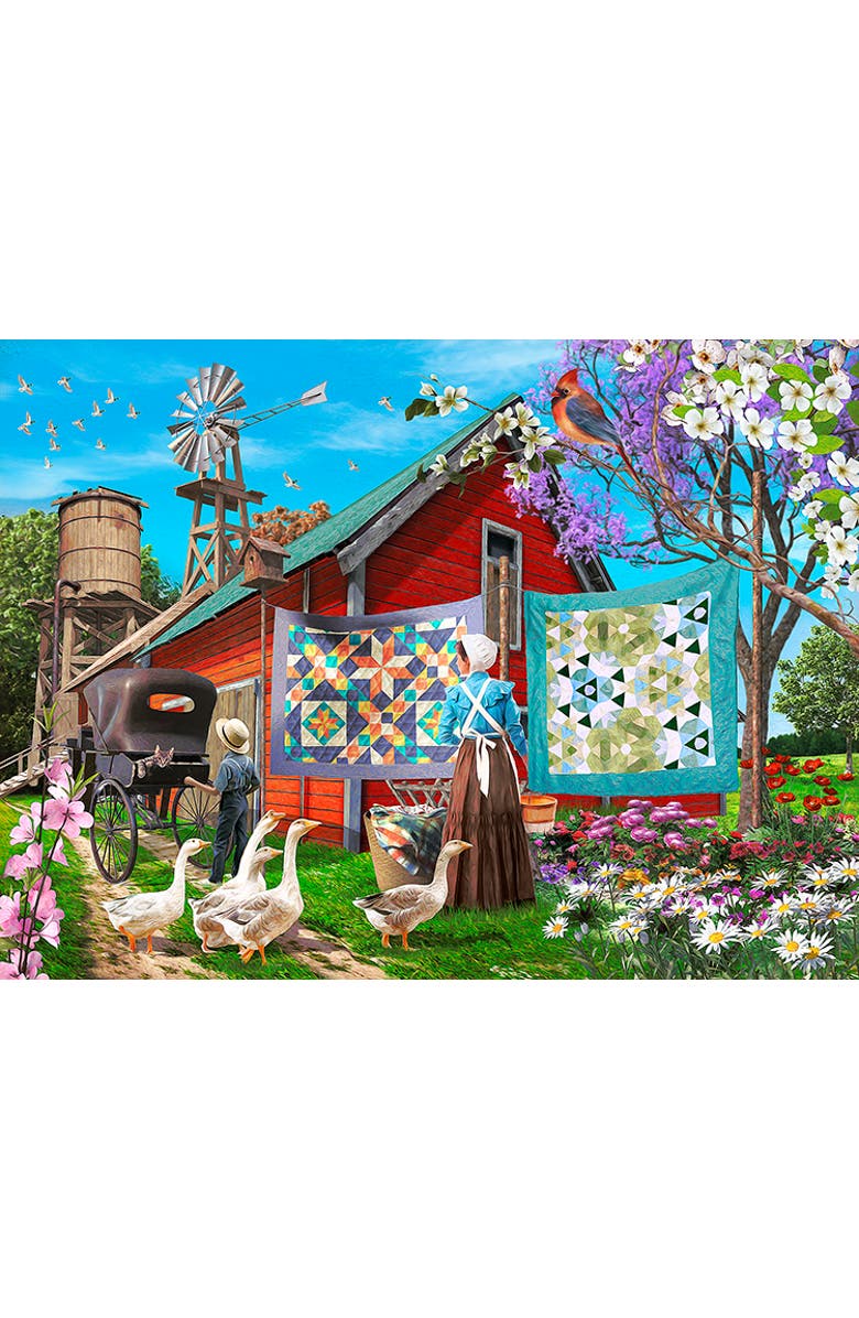 Sunsout Amish Backyard 1000 piece Jigsaw Puzzle for Adults, Alternate, color, Multicolor