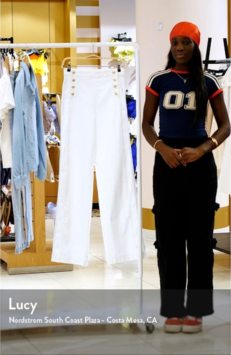 Sailor High Waist Wide Leg Jeans, sales video thumbnail