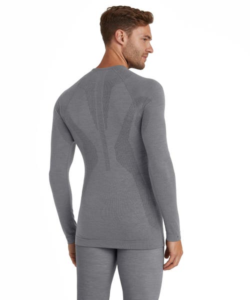 Falke Wool Tech Base Layer Top In Gray