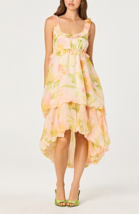 Serenidy Floral High-Low Dress