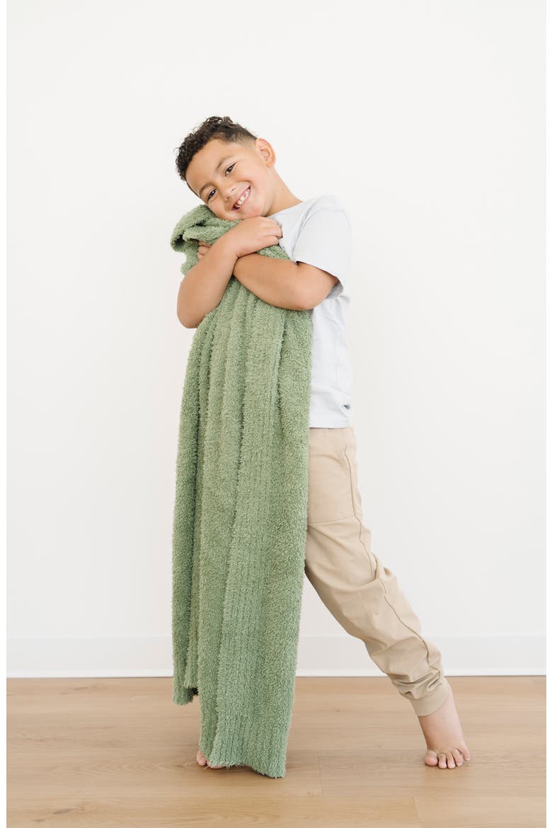 Bamboni Toddler Blanket, Alternate, color, OLIVE