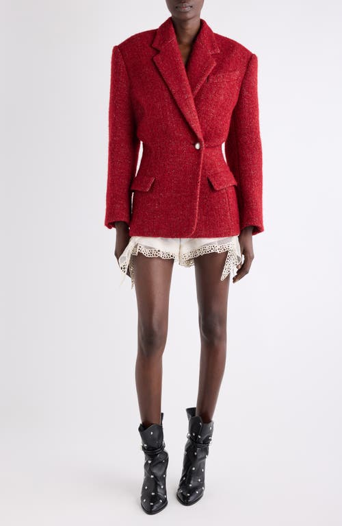 Isabel Marant Gallie One-button Blazer In Red