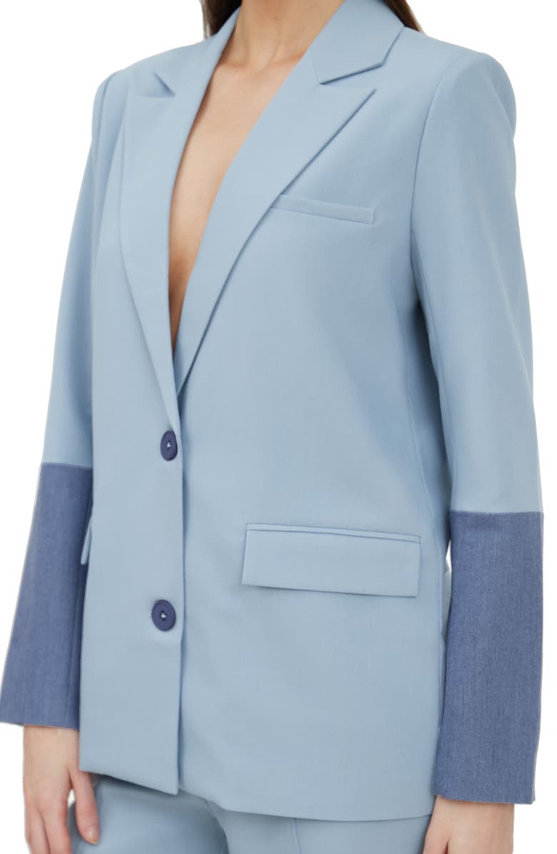 4th & Reckless Violet Oversize Blazer, Alternate, color, 