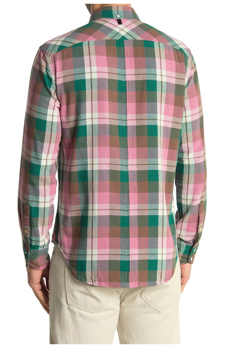 rag & bone Fit 2 Tomlin Slim Fit Plaid Button-Down Oxford Shirt, Alternate, color, 