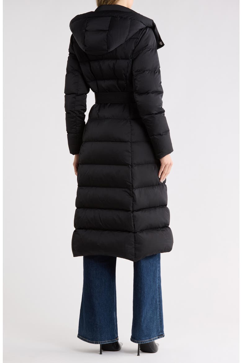 Whistler Maxi Puffer Coat, Alternate, color, BLACK