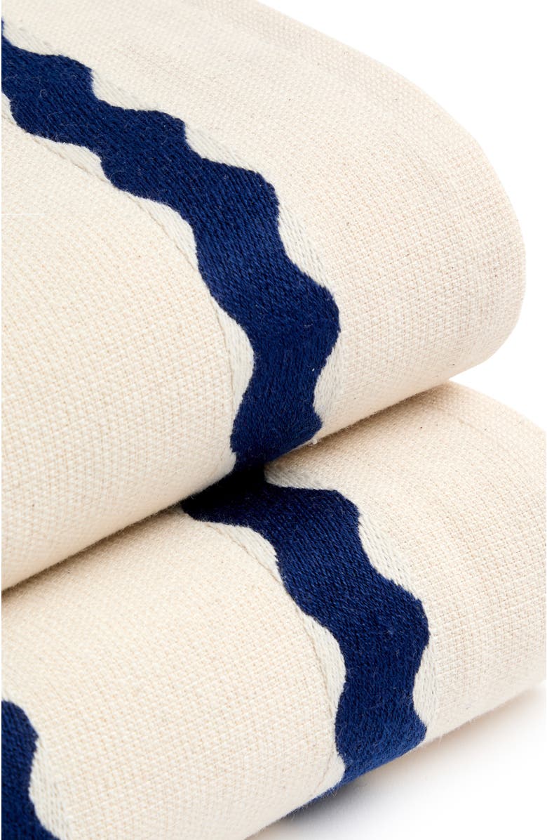 CHRISTY Takeaway Yarn-Dyed Striped Beach Towels, Alternate, color, Nautical