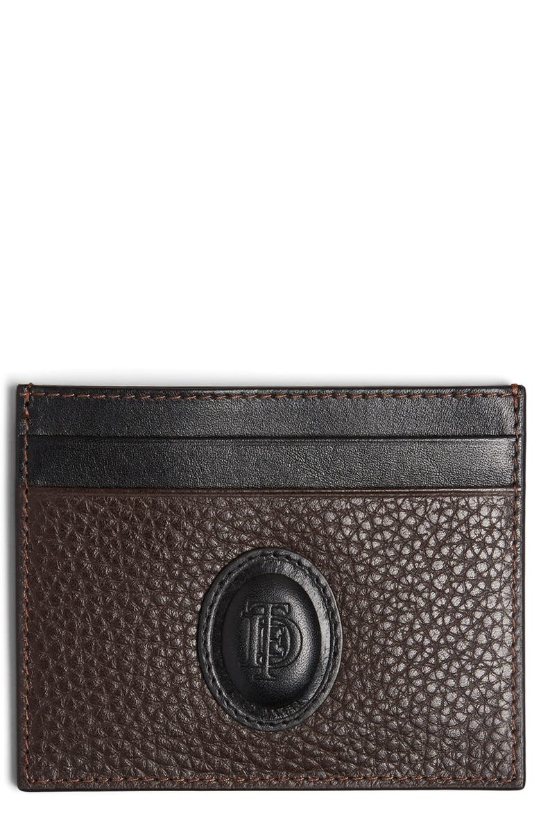 Ted Baker London Fennd Leather Cardholder, Main, color,