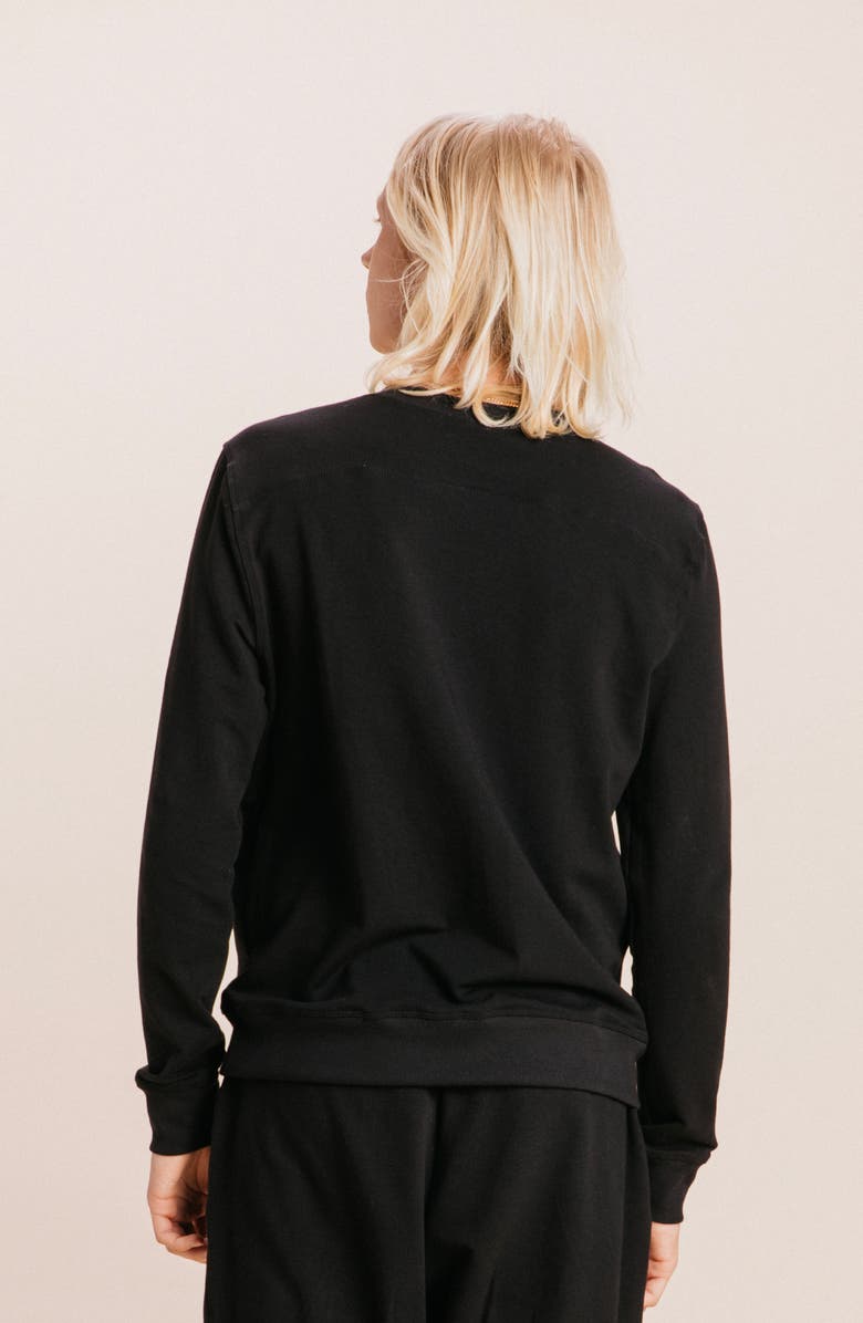 Ocio Men's SoftCore Classic Crewneck, Alternate, color, Black