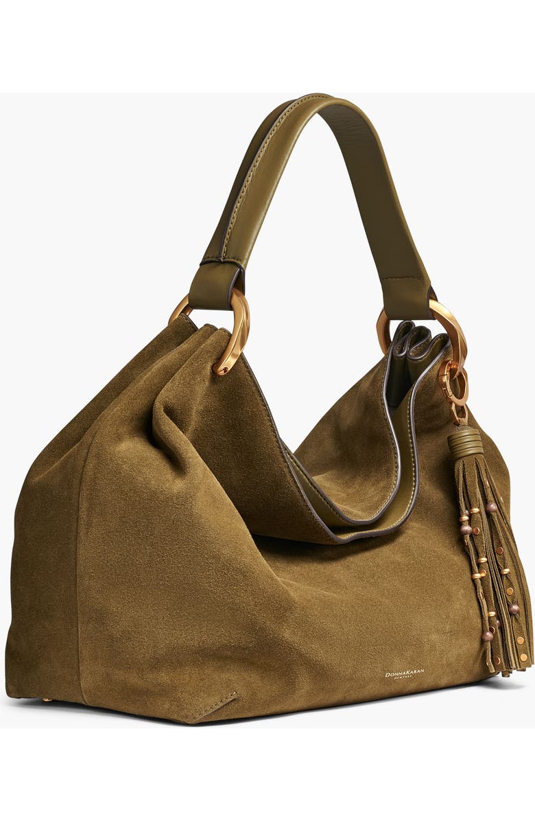 Donna Karan New York Glenwood Suede Shoulder, Alternate, color,