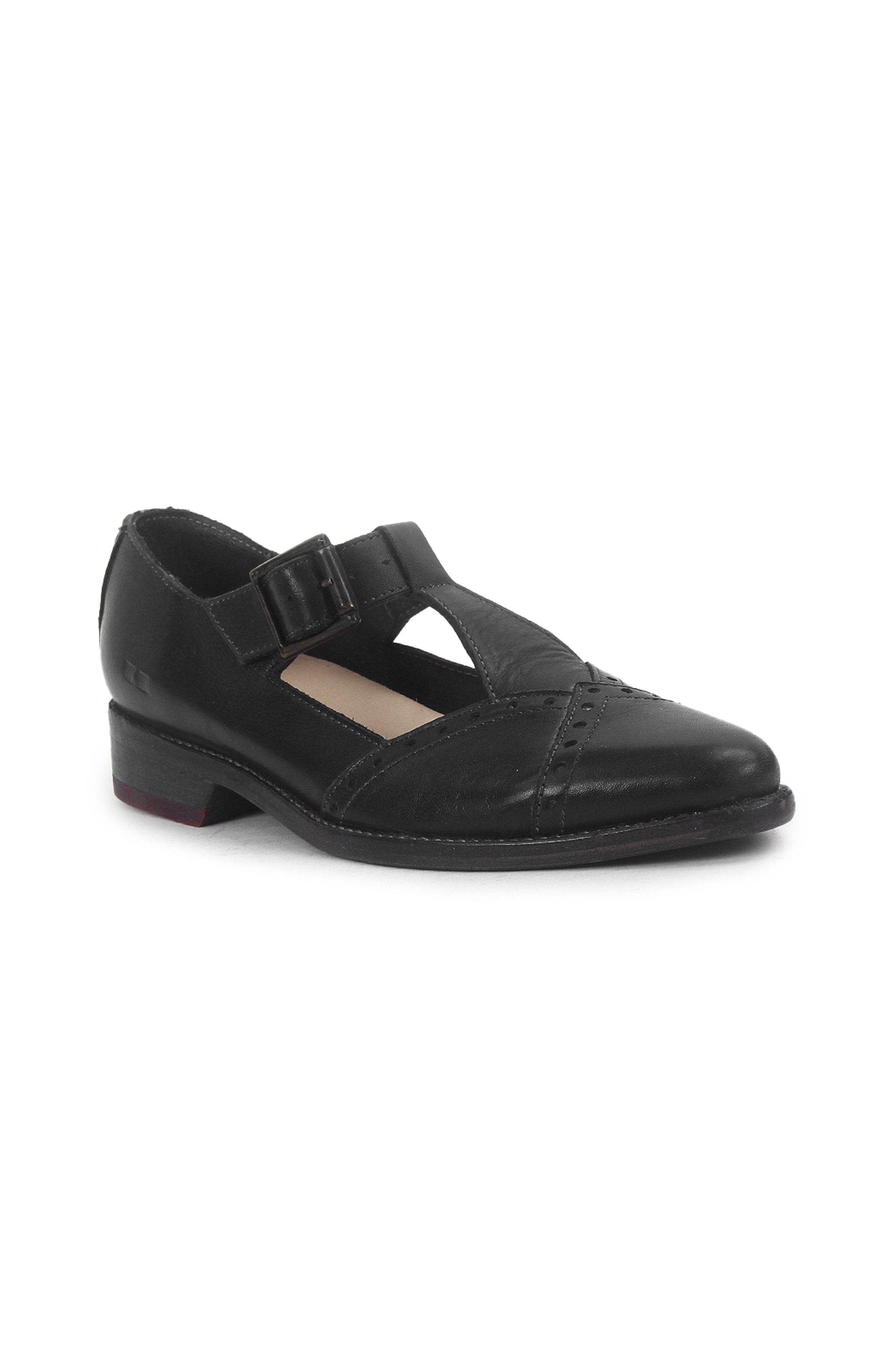 Bed Stu Jenny Pointed-Toe Flat, Main, color, Black Dd