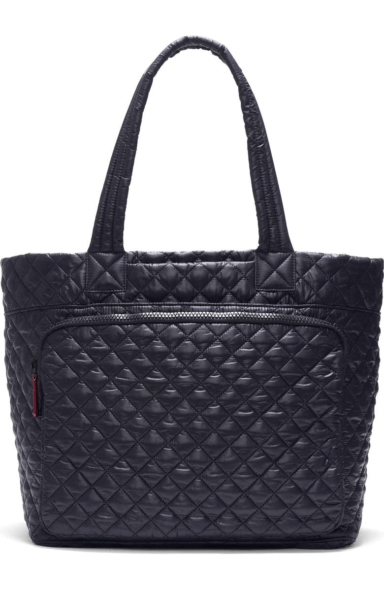 MZ Wallace Large Metro Quilted Nylon Tote, Alternate, color, Black