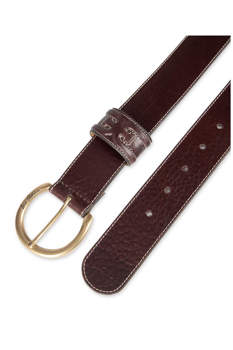 Rounded Buckle Belt, Alternate, color, MAPLE BOURBAN CROC