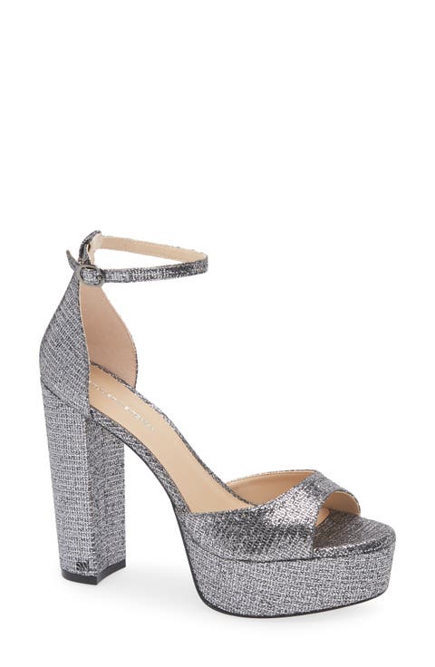 Pamela Glitter Platform Sandal (Women)
