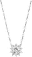 EFFY Sterling Silver Lab Grown Diamond Pendant Necklace
