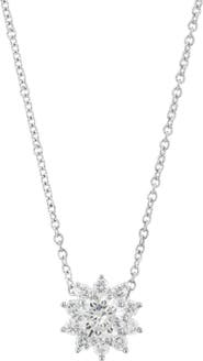 EFFY Sterling Silver Lab Grown Diamond Pendant Necklace