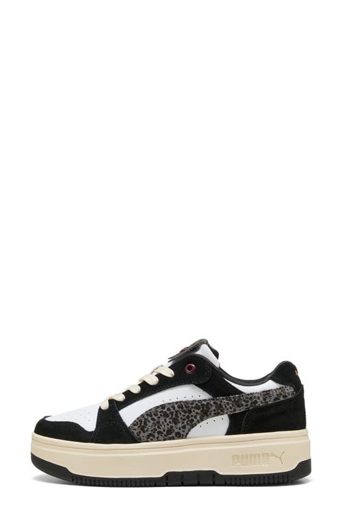 Puma Rebound Femme Animal Low Top Sneaker In Multi