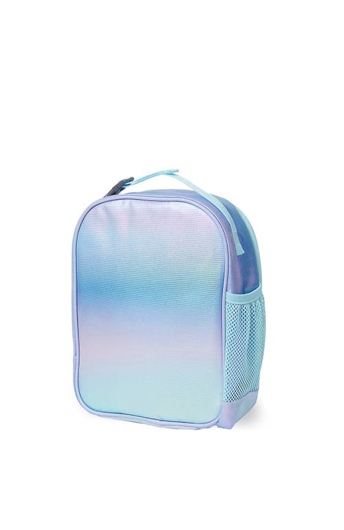 Lands' End Kids Insulated Soft Sided Lunch Box In Purple