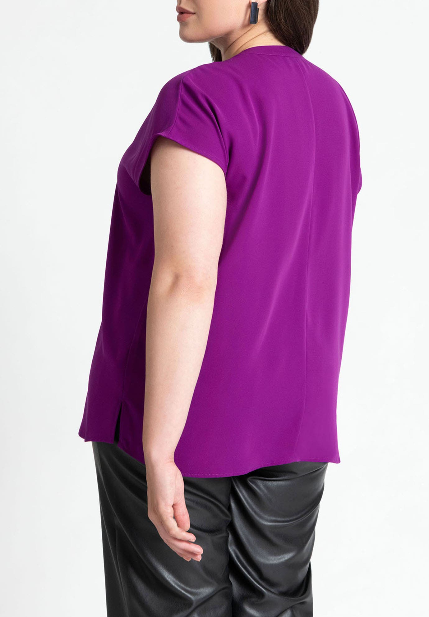 Notch Collar Blouse - image 2