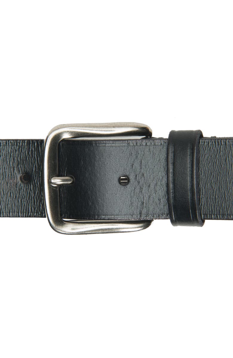 Frye Flat Leather Belt, Alternate, color, 