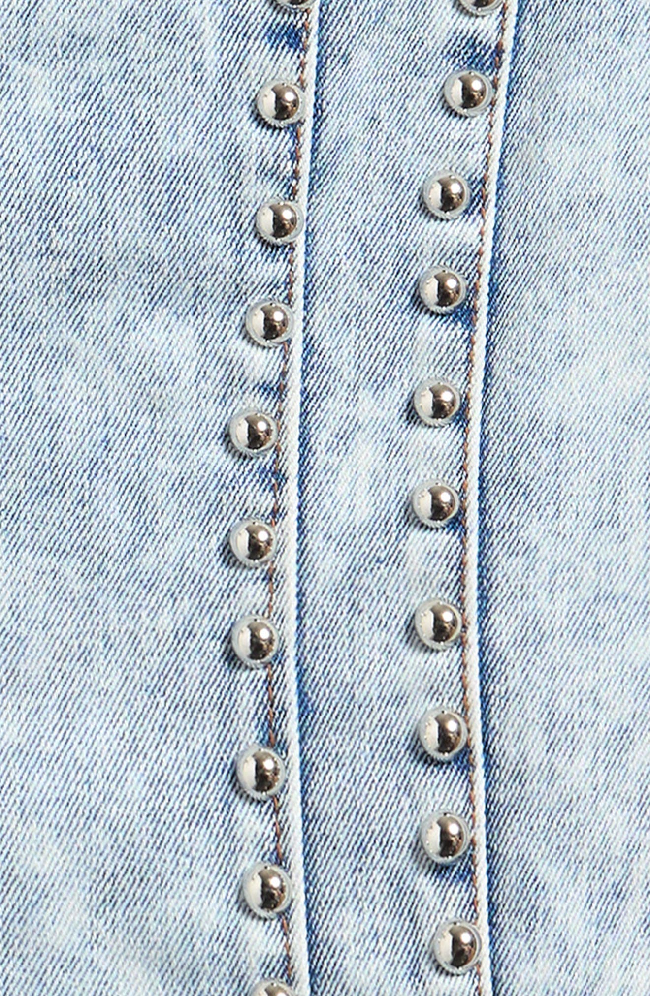 Marci Stud Accent Denim Vest (Women) | Nordstromrack