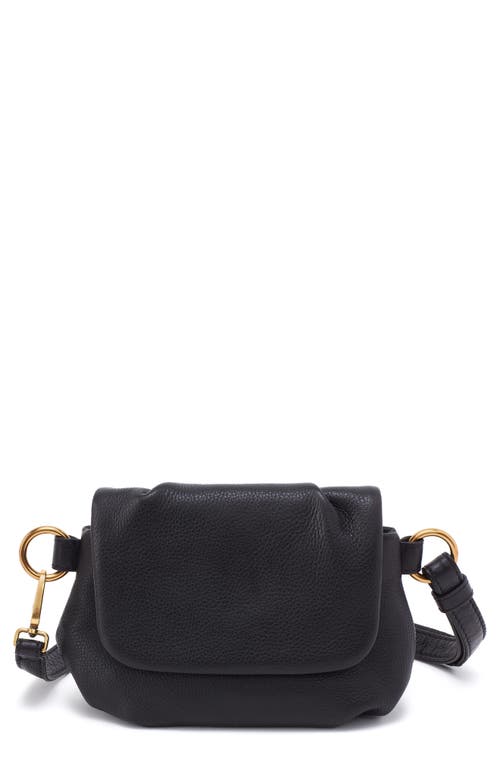 HOBO Harley Leather Crossbody Sling Bag in Black 