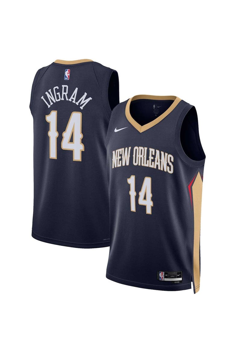 Unisex Nike Brandon Ingram Navy New Orleans Pelicans Swingman Jersey - Icon Edition, Main, color, Navy