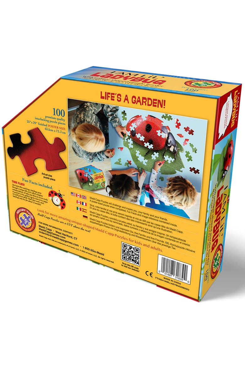 Lil Ladybug 100 Piece Jigsaw Puzzle, Alternate, color, Multicolored