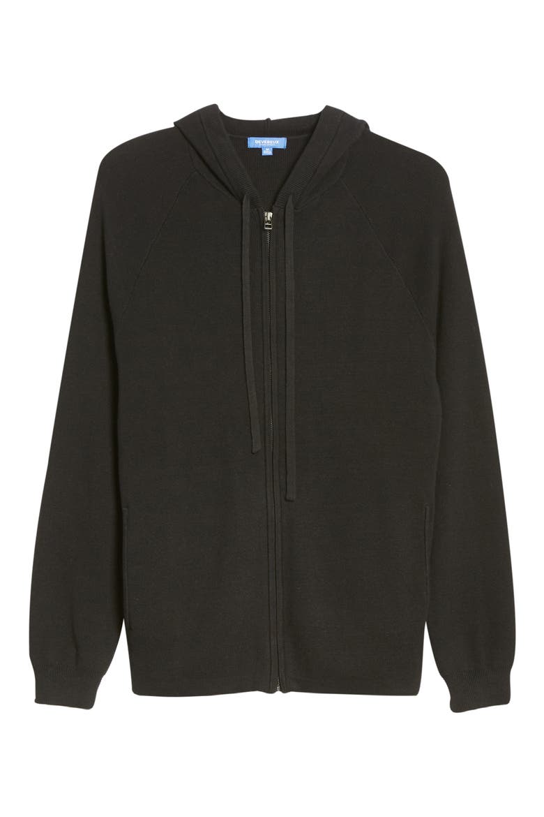 Zion Full Zip Hoodie, Main, color, CAVIAR BLACK