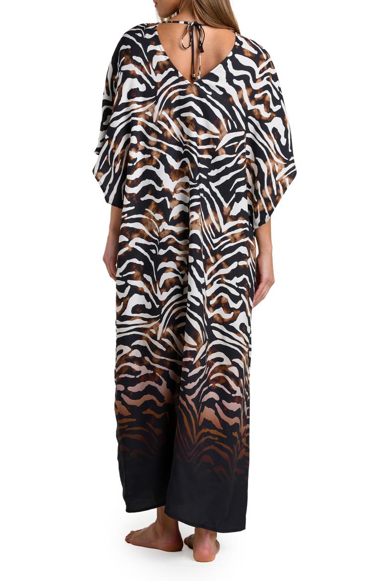 Nightlife Caftan, Alternate, color, BROWN MULTI