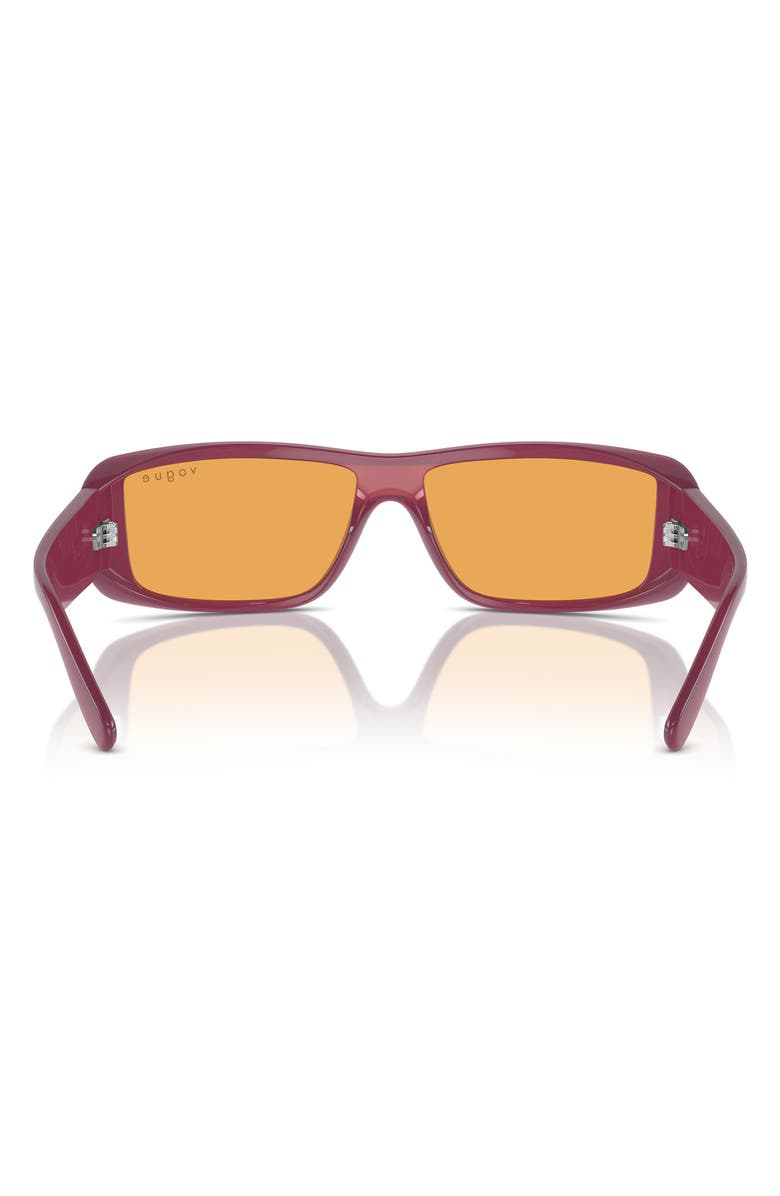 VOGUE 22mm Rectangular Sunglasses, Alternate, color, Opal Violet
