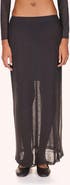 Anna Sui Rhinestone Mesh Skirt