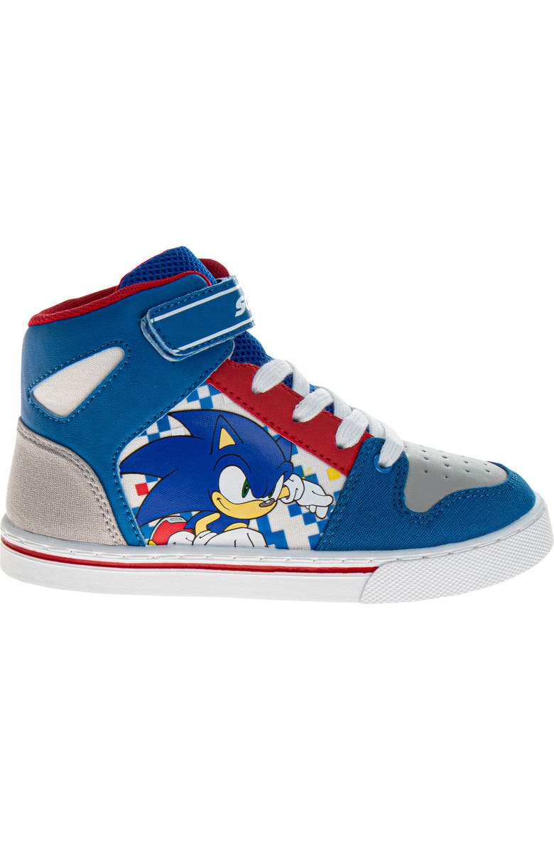 JOSMO Kids' Sonic the Hedgehog High Top Sneaker, Alternate, color,