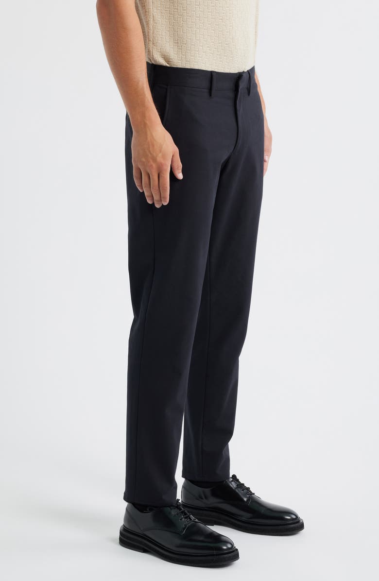 Open Edit Slim Fit Stretch Cotton Chinos, Alternate, color, Black Caviar