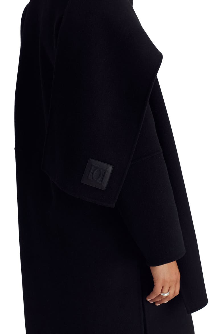 Claude Scarf Coat, Alternate, color, Black