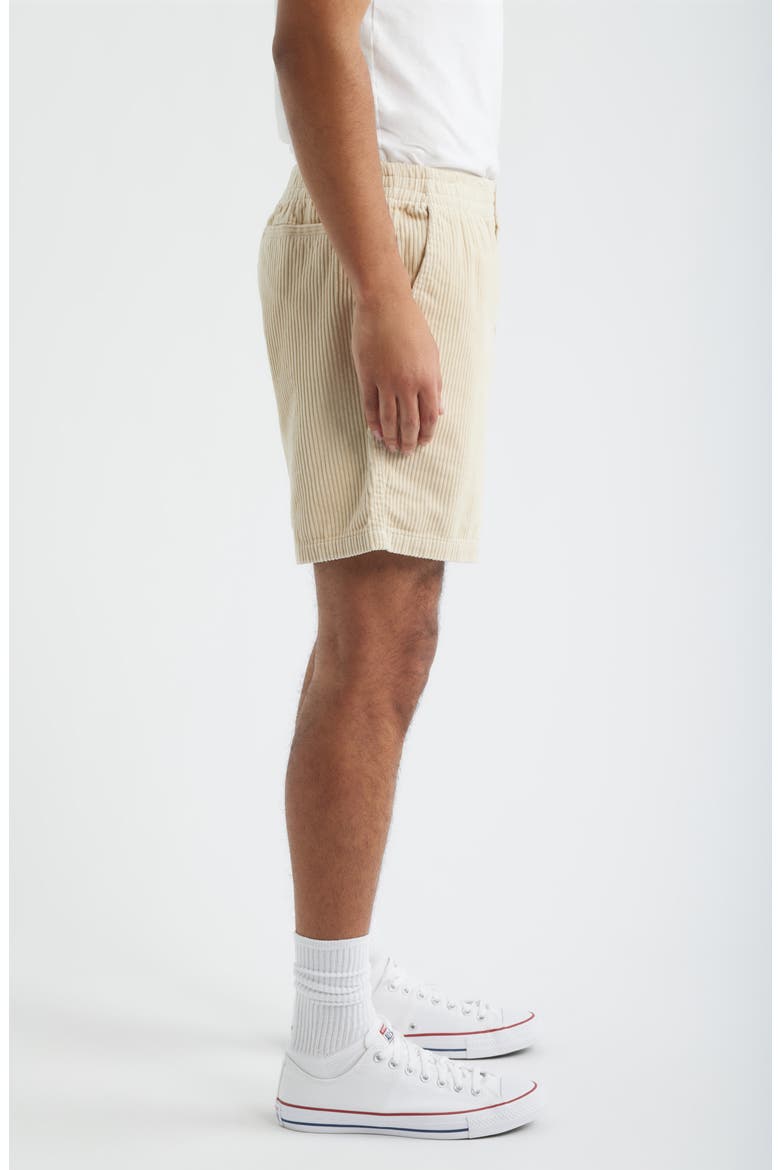 Capitan Corduroy Beach Shorts, Alternate, color, VINTAGE WHITE