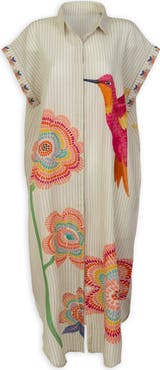 SAACHI Hummingbird Floral Kaftan
