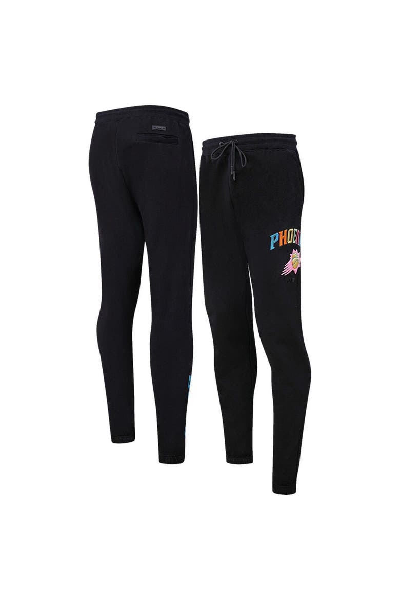 Men's Pro Standard Black Phoenix Suns Washed Neon Sweatpants, Main, color, Black
