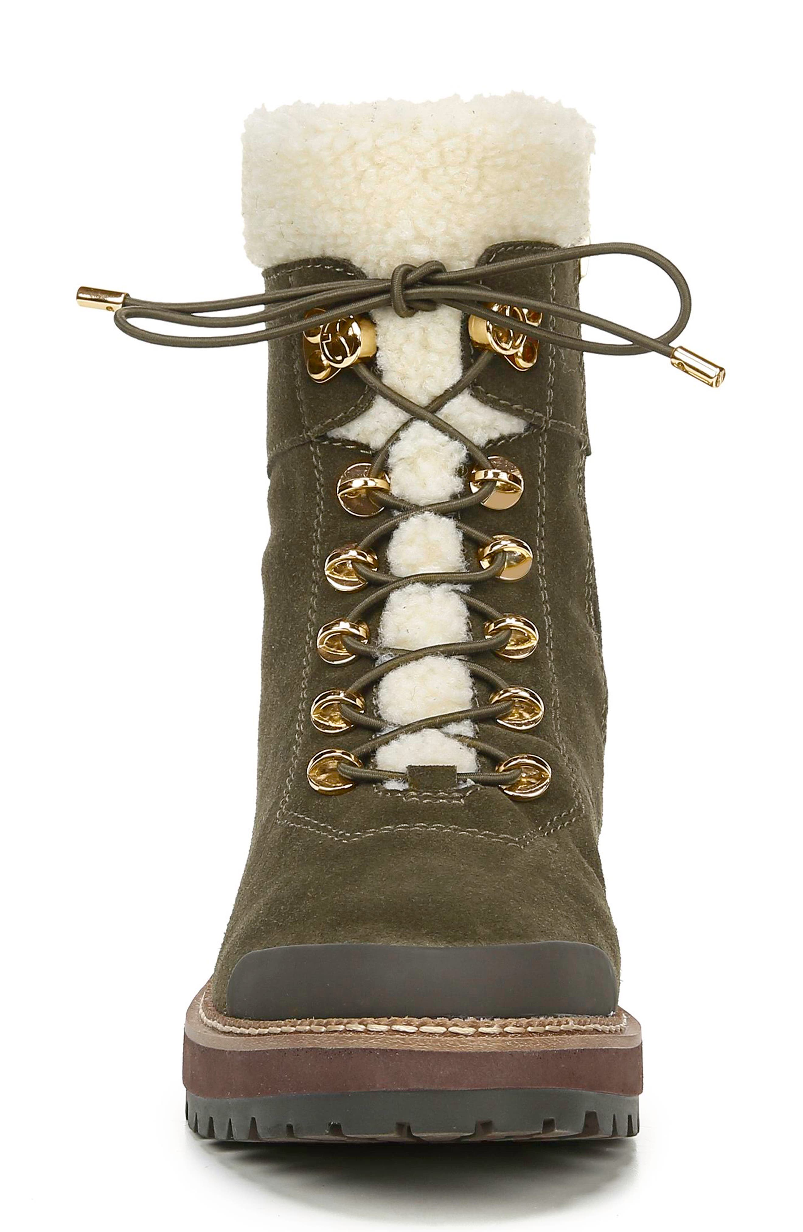 Rosella Waterproof Boot, Alternate, color, GREEN SUEDE