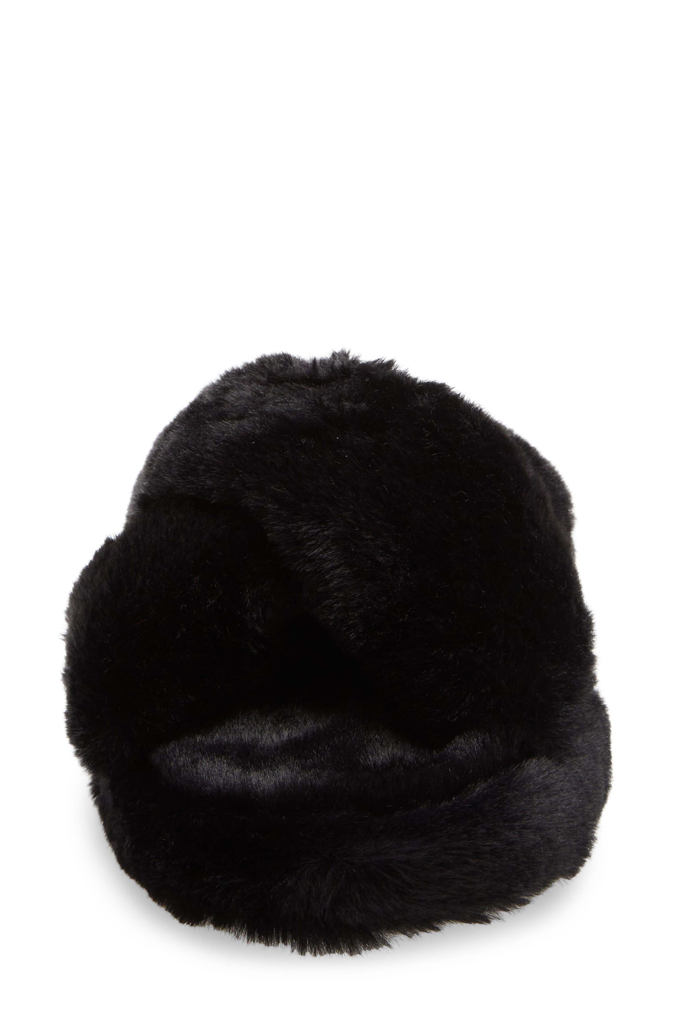 Ted Baker London Lopply Faux Fur Slipper, Alternate, color, 