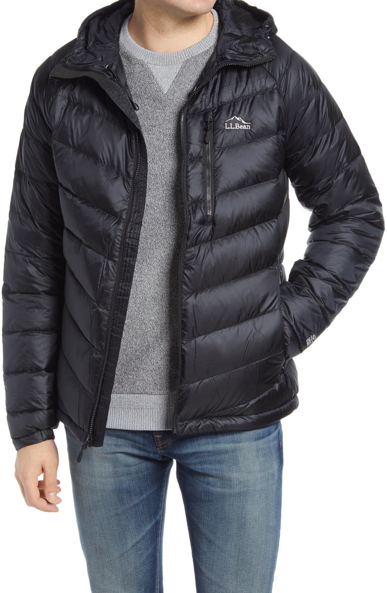 L.L.Bean Men's Ultralight 850 Fill Power Hooded Down Jacket, Main, color,